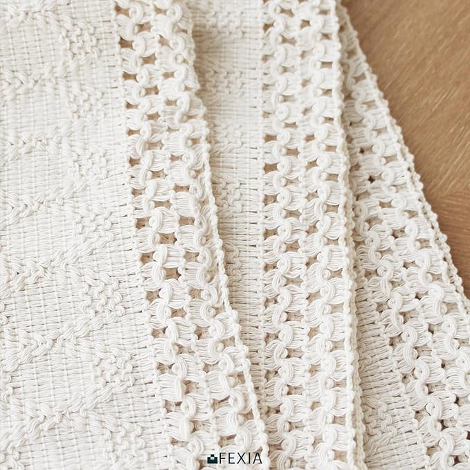 FEXIA Boho Macrame Table Runner - Image 3