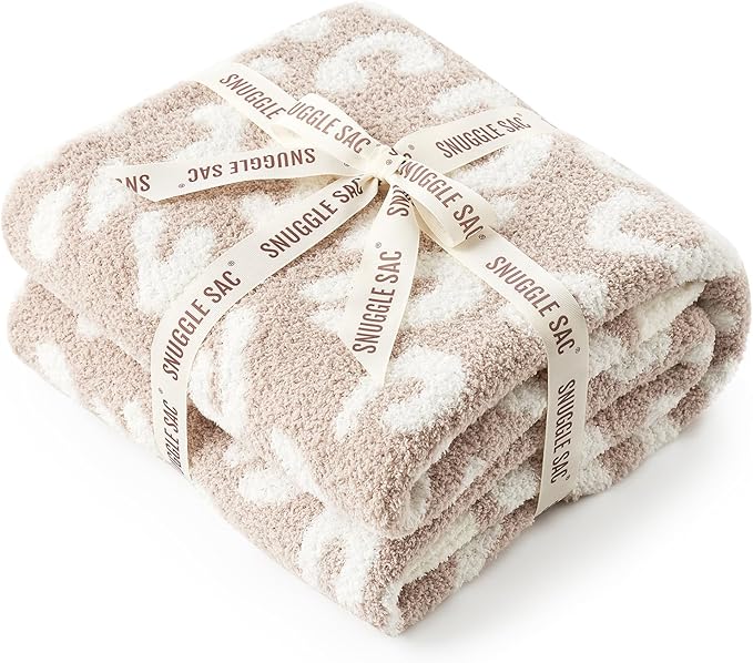 Snuggle Sac Leopard Throw Blanket by SnuggleSac