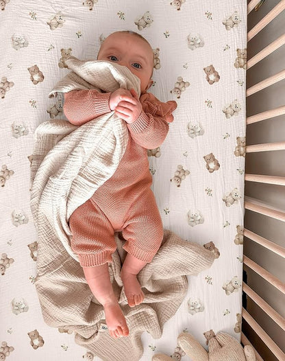 Bassinet Sheet for Baby Boy and Girl 2 Pack, Fitted Sheets for Rectangle - Image 5
