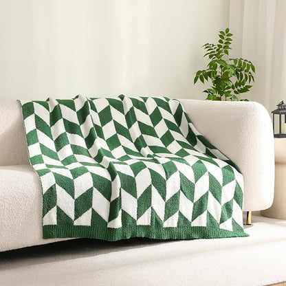 Snuggle Sac Christmas Green Throw Blanket - Image 6