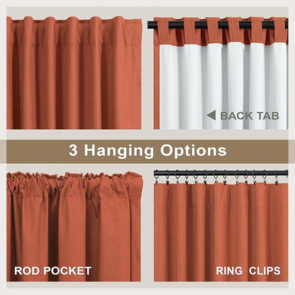 Terracotta Curtain 96 Inch Long - Image 5