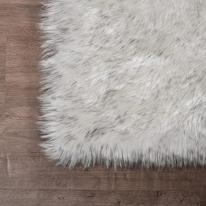 Latepis Area 5x7 Shag Rug White - Image 6