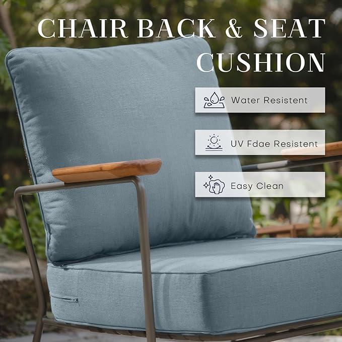 Rilyson Patio Cushions for Outdoor Furniture - Image 3