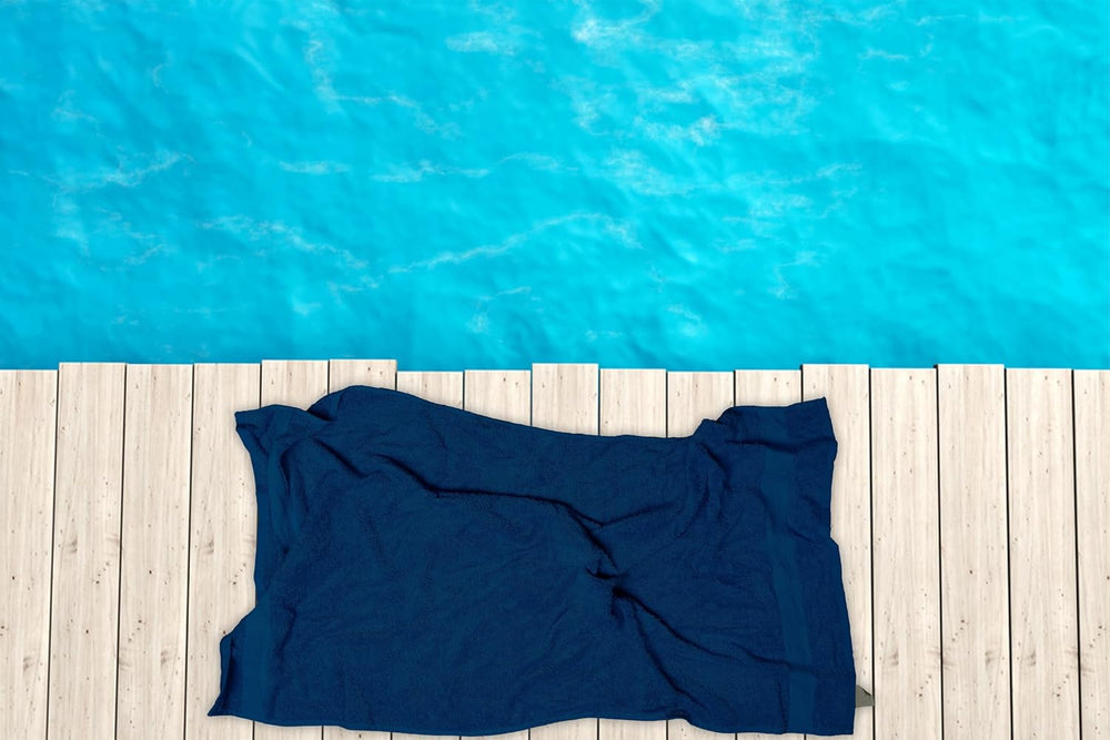 Bath Towels Pack of 6 – 24" x 48" – 100% Cotton Terry, Soft, Quick-...