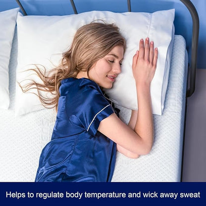 Subrtex 3 Inch Mattress Topper Cover Mattress Topper Protector Bedding Rayon - Image 6