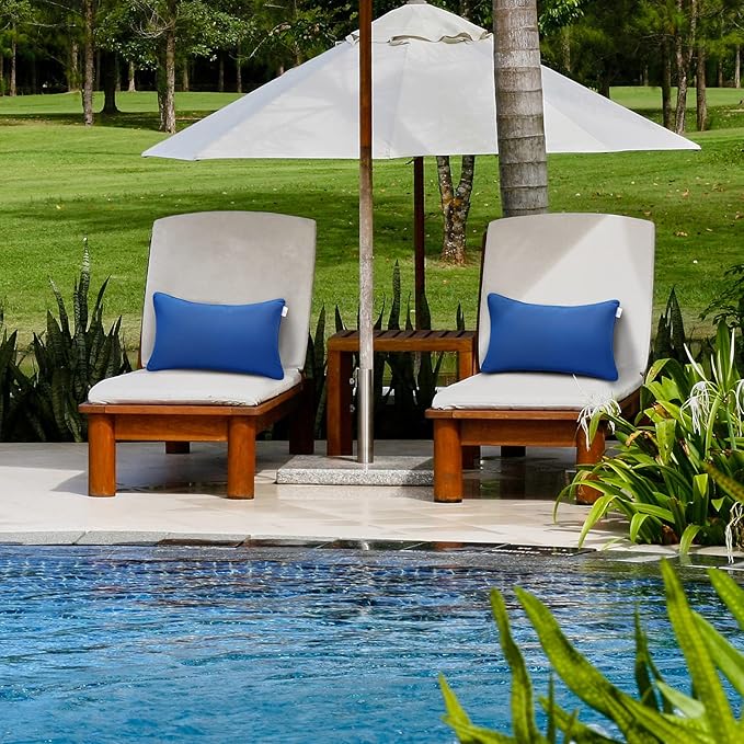 JMGBird Outdoor Pillows Waterproof Set of 2 Outdoor Throw Pillows - Image 2