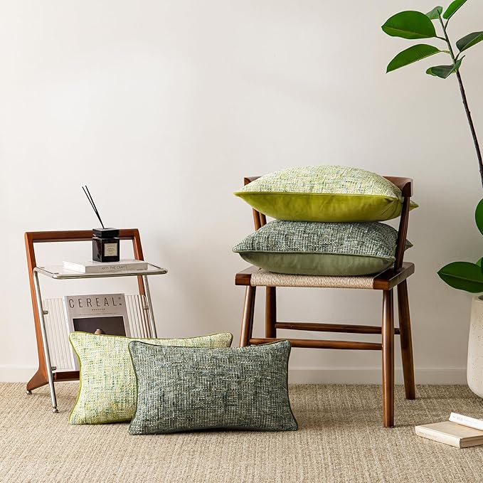 a moment Green Reversible Pillow Covers 2 Pack - Image 6