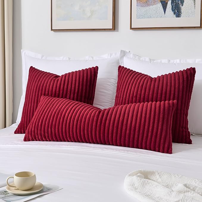 Kevin Textile Christmas Soft Plush 14x36 Inch Long Lumbar Pillow Cover 1 Pack - Image 5