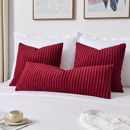 Kevin Textile Christmas Soft Plush 14x36 Inch Long Lumbar Pillow Cover 1 Pack - Image 5