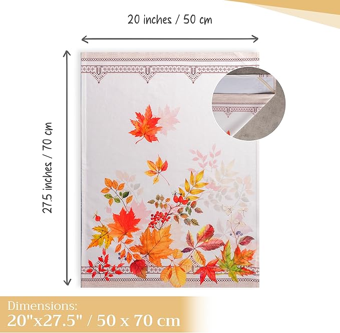 Maison d' Hermine Kitchen Towels Set of 3 100% Cotton 20" x 27.5" Reusable - Image 4