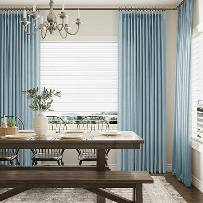Pinch Pleated 90 Inch Curtains 2 Panels - Image 7