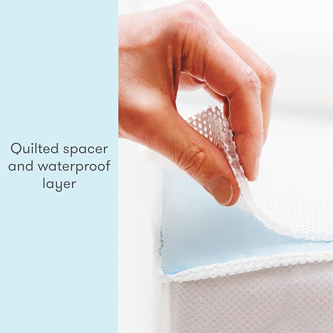 Newton Baby Waterproof Crib Mattress Pad | Ultra-Breathable Quilted Layer - Image 6