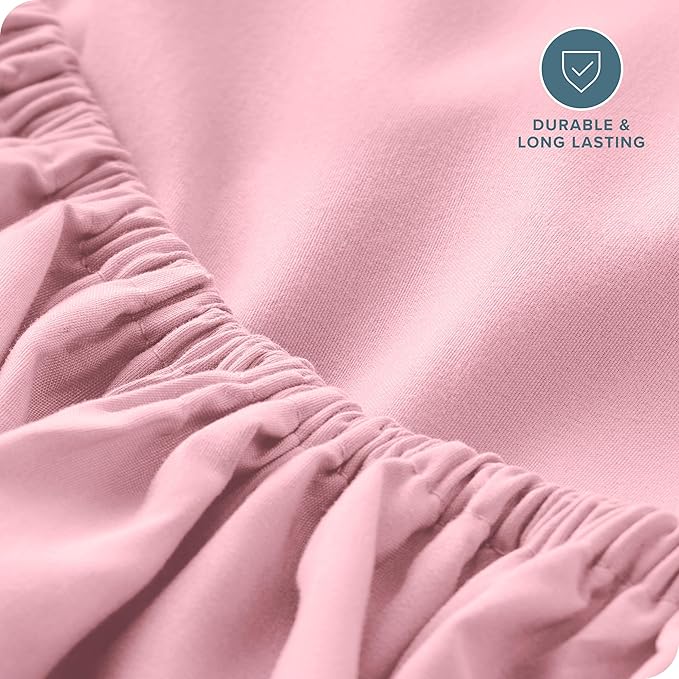 Bare Home Fitted Bottom Sheet Queen Size - Image 5