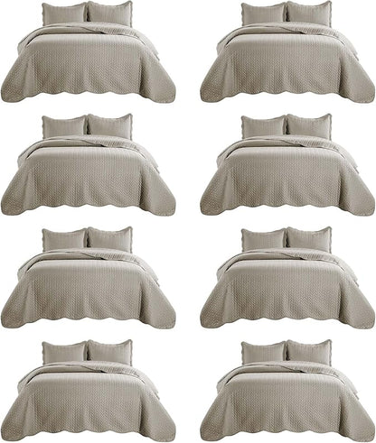 IR Imperial Rooms 8 Pack Quilt King Size Bedding by IRImperialRooms