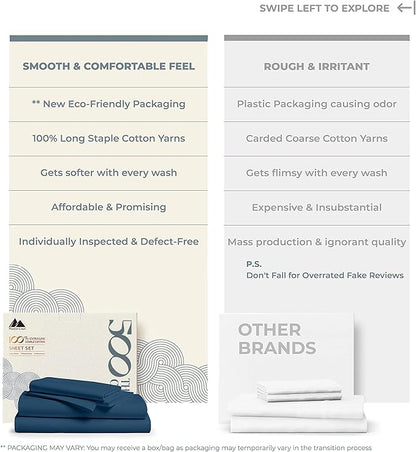 Mayfair Linen 500 Thread Count Split King Sheets Sets - Image 2