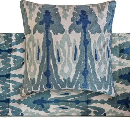 The HomeCentric Blue Bed Runner - Image 4