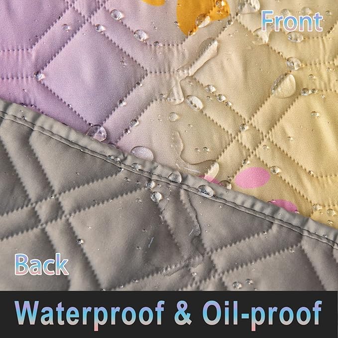 100% Waterproof Dog Bed Cover 52x82 inch Reversible Changing Pad Reusable - Image 3