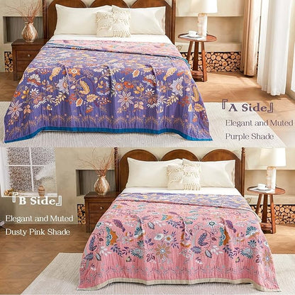 Boho Blanket, 100% Cotton Farmhouse Decorative Throw Blanket - Image 6