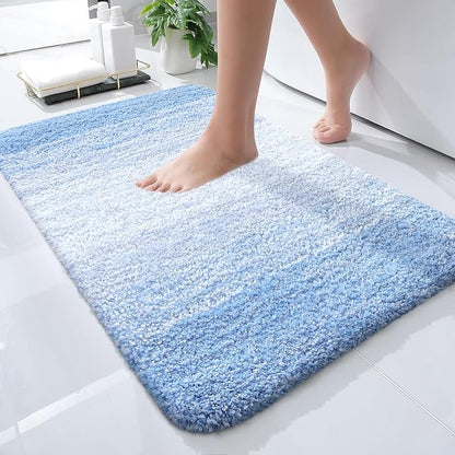 OLANLY Bathroom Rugs Mat 24x16, Extra Soft Absorbent Microfiber Bath Rugs by OLANLY