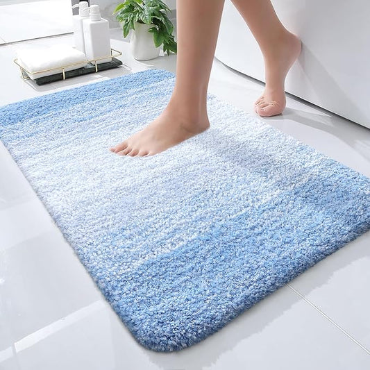 OLANLY Bathroom Rugs Mat 24x16, Extra Soft Absorbent Microfiber Bath Rugs by OLANLY