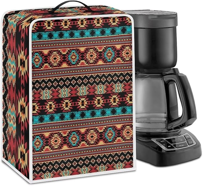 Aztec Style Coffee Maker Cover For Kitchen by PJHEQOXE