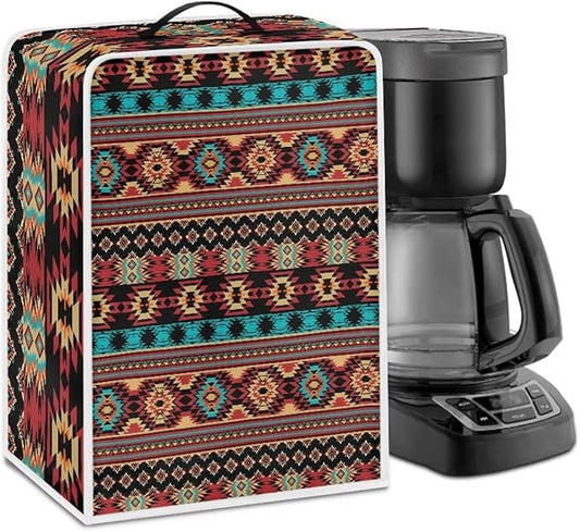 Aztec Style Coffee Maker Cover For Kitchen by PJHEQOXE