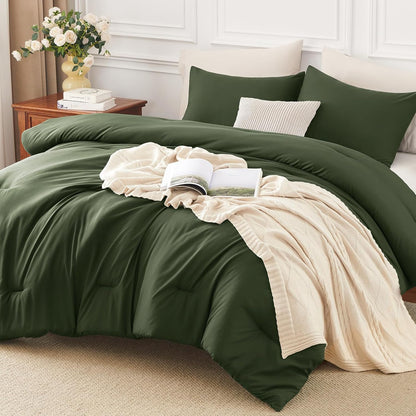 himeet full size comforter sets, 3 pieces with on a desk or shelf