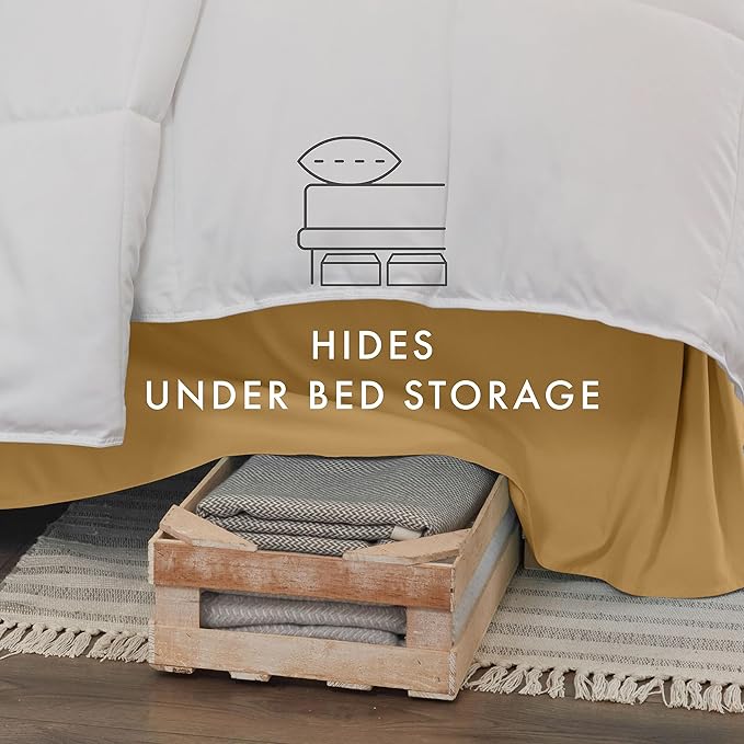 Linen Market Bed Skirt - Image 2