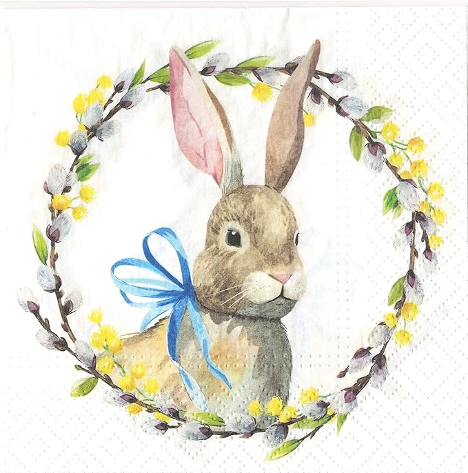 Easter Dinner Paper Napkins 20 Count Luncheon Paper Napkins Servilities13" x by Importer+AM