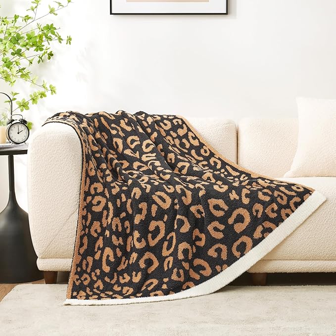 Snuggle Sac Ultra Soft Twin Size Reversible Oversized Cheetah Bedding Blanket - Image 2