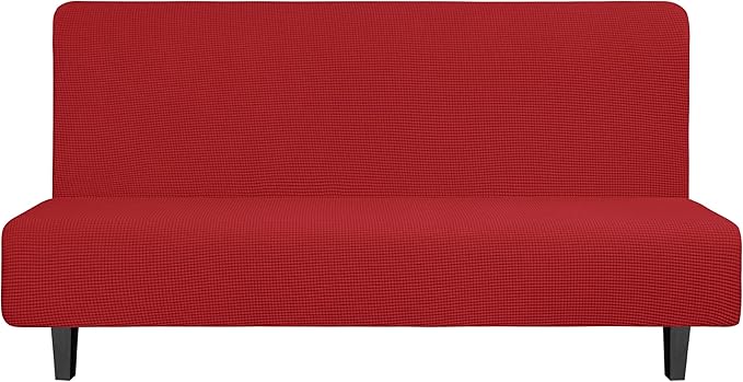 Easy-Going Stretch Futon Slipcover Armless Futon Bed Cover Furniture Protector by Easy-Going