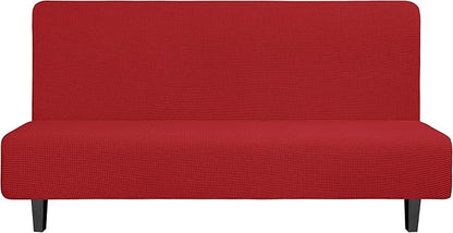 Easy-Going Stretch Futon Slipcover Armless Futon Bed Cover Furniture Protector by Easy-Going