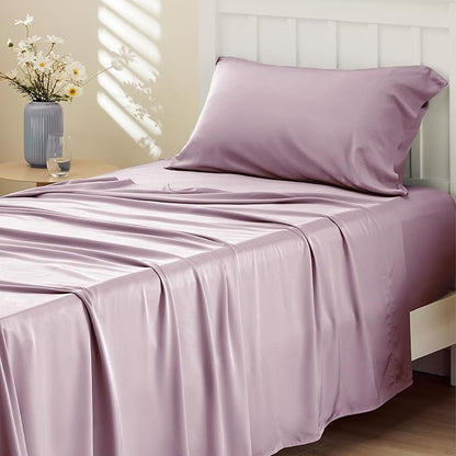 Bedsure Cooling Sheets Twin, Rayon Derived from Bamboo, Breathable & Soft Twin by BEDSURE