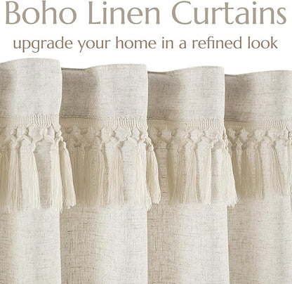 jinchan Linen Kitchen Curtain - Image 9