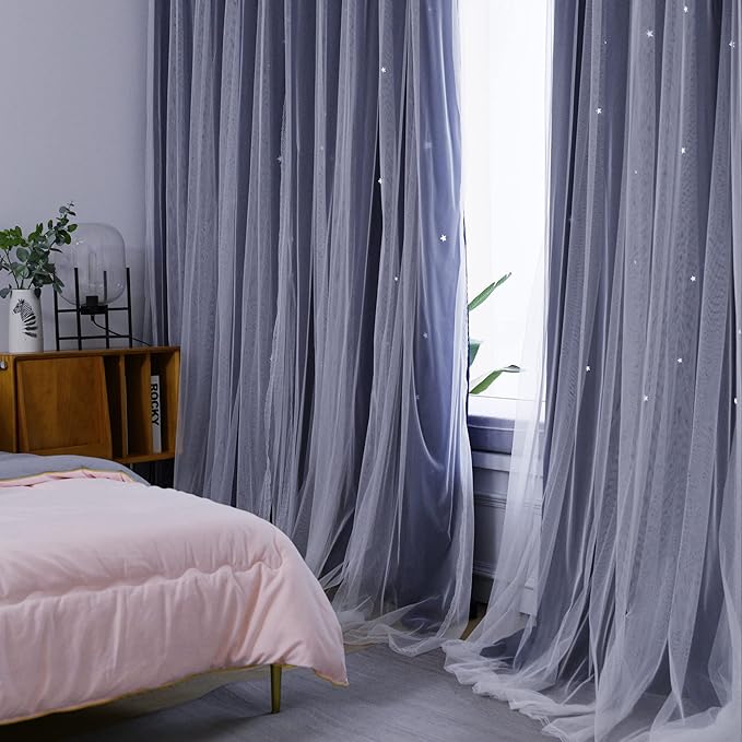 Kinryb Kids Star Cutout Curtains - Image 2