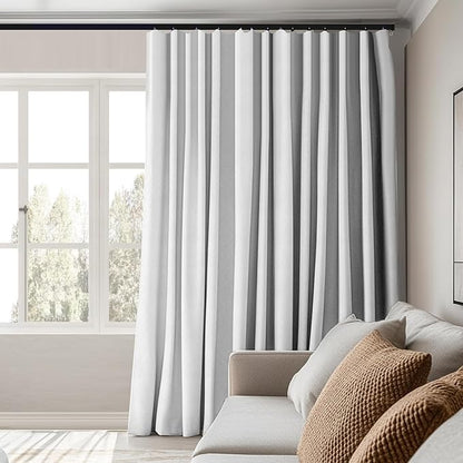 Room Divider Curtains Total Blackout Privacy Curtain Panel Room Thermal - Image 2