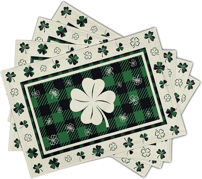 Giwawa Lucky Clover Placemats Set of 4 - Image 2