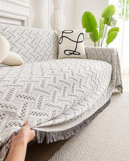 AIVIA Couch Cover Sheet Blanket, Oversized Reversible Covers - Image 3