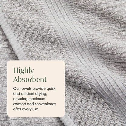 springtree home 100% cotton bath towel set |, view 9