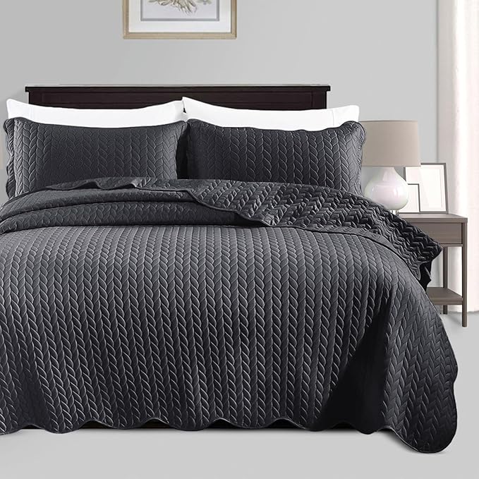 IR Imperial Rooms 8 Pack California King Quilt Bedding Set - Image 3