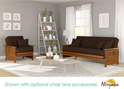 Nirvana Futons Brentwood Tray Arm Futon Sofabed Set - Image 4