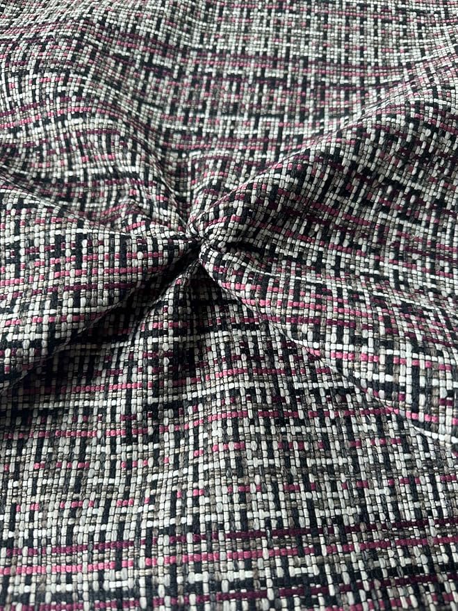 OctoRose 3 Side Zipper Upholstery Thick Linen Tweed Purple, Full Size Futon - Image 2