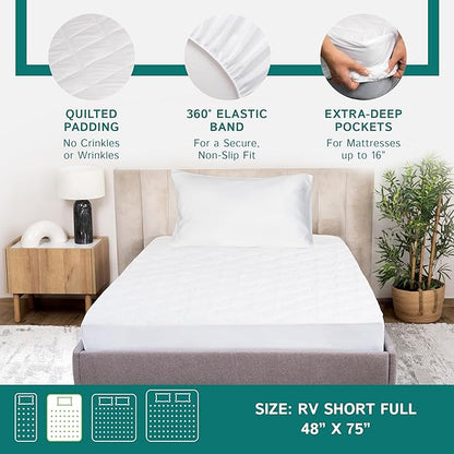 RV Full Size Waterproof Mattress Pad - Image 5