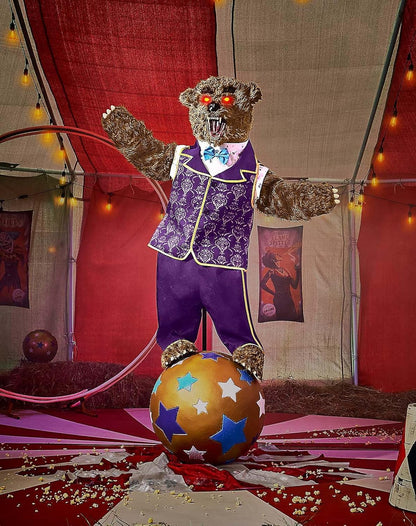 Spirit Halloween, 5 Ft 10 In Barnaby the Bear Animatronic, Halloween Prop