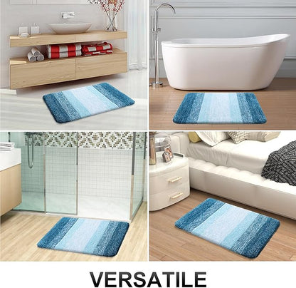 OLANLY Bathroom Rugs Mat 24x16, Extra Soft Absorbent Microfiber Bath Rugs - Image 7