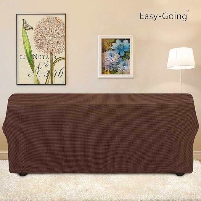 Easy-Going Stretch 4 Seater Sofa Slipcover 1-Piece Sofa Cover Furniture - Image 3