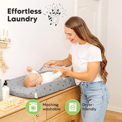 2-Pack Organic Changing Pad Covers - Image 6