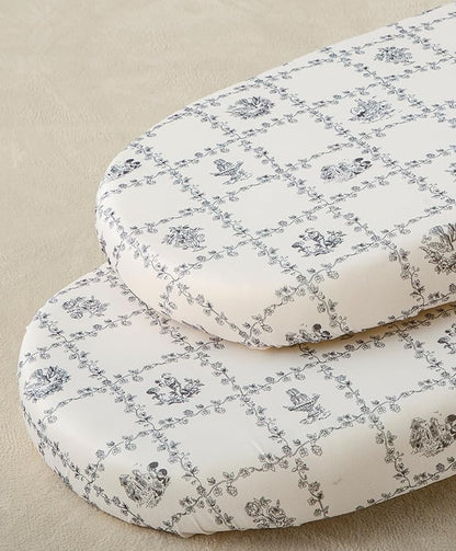 SDY Jersey Floral Bassinet Sheets by SDYSoftnessDefinedbyYou