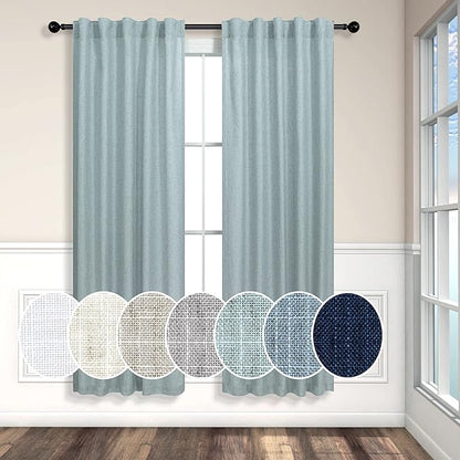Seafoam Green Curtains 38 Inch Wide by Pitalk