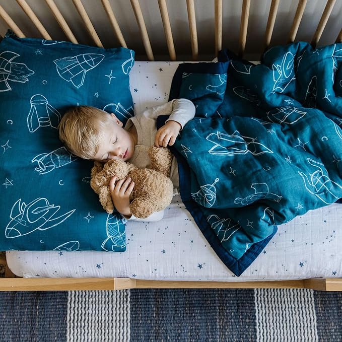 Little Unicorn Toddler Bedding 3-Piece Set | Super Soft & Breathable Muslin - Image 7